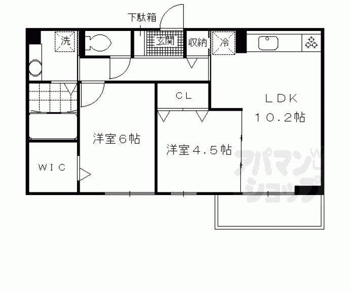 【シューペリアⅡ】間取