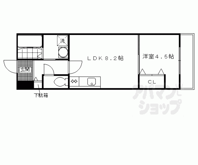 【サクシード伏見西町】間取