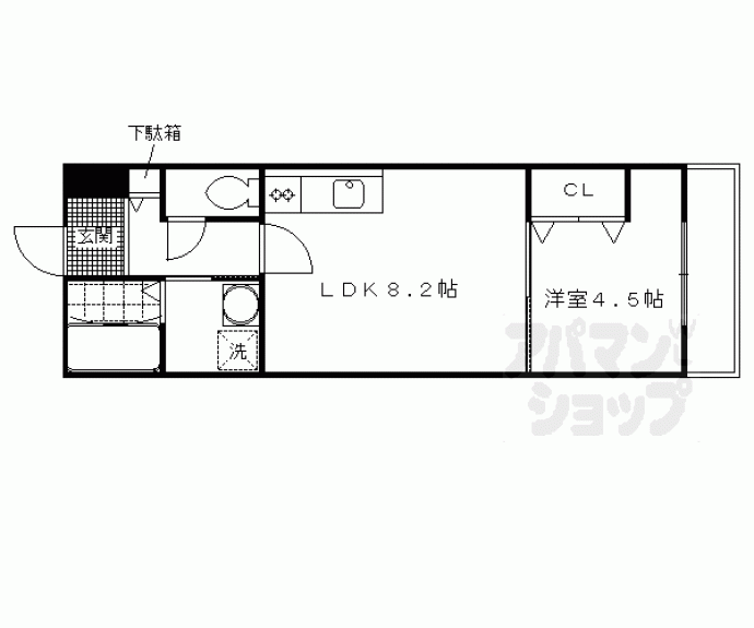 【サクシード伏見西町】間取