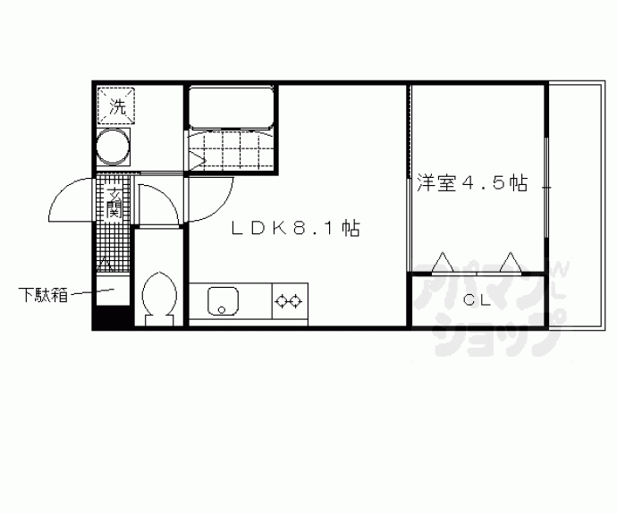 【サクシード伏見西町】間取