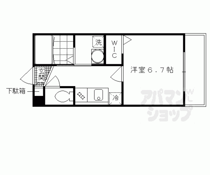 【Ｋ’ｓＲｅｓｉｄｅｎｃｅ　伏見桃山】間取