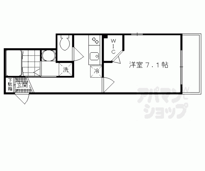 【Ｋ’ｓＲｅｓｉｄｅｎｃｅ　伏見桃山】間取