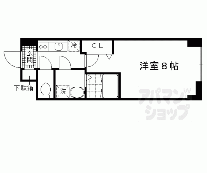 【ドミールコート伏見桃山】間取