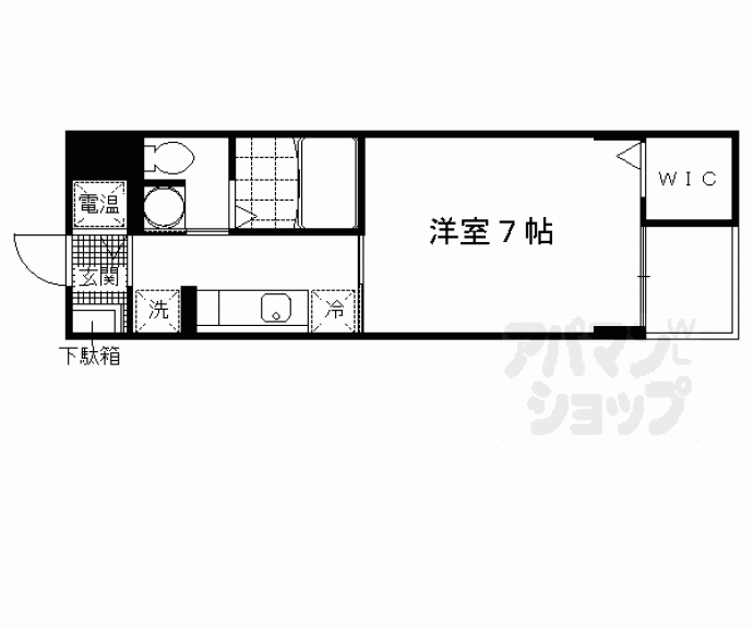 【カルムアビタシオン　宇治伊勢田】間取