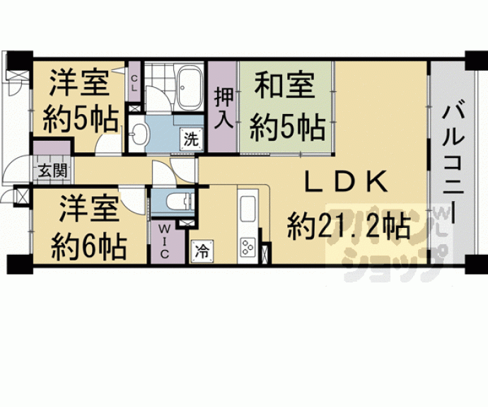 【サーパスシティ大久保駅前】間取