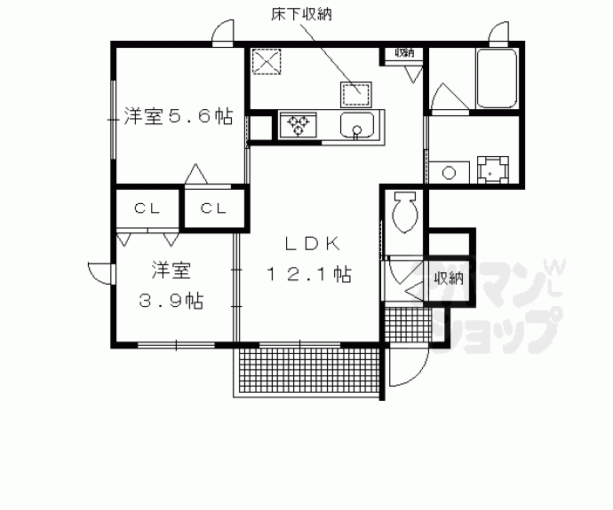 【シャーメゾン　グレース】間取