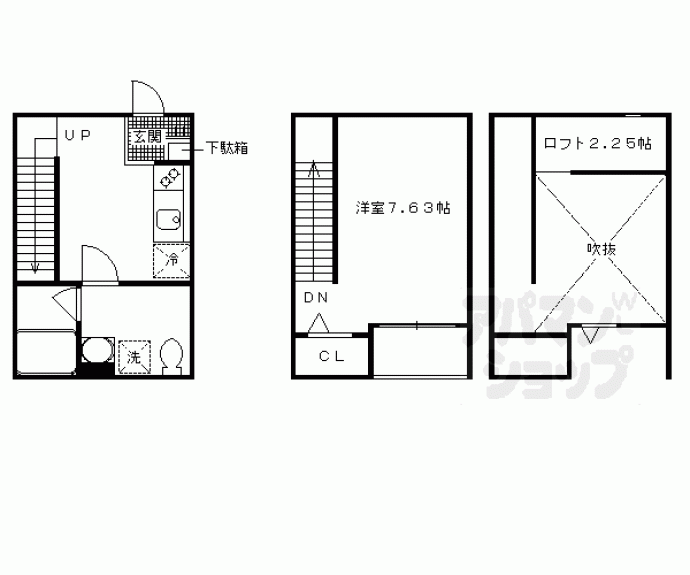 【アコード丹波橋】間取