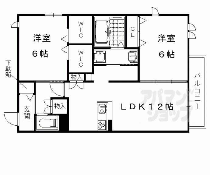 【オプレジール鴨川】間取