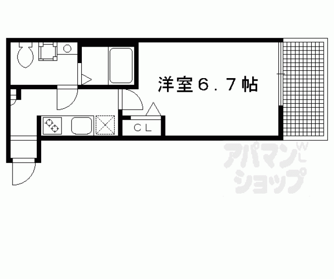 【サンロイヤル深草】間取