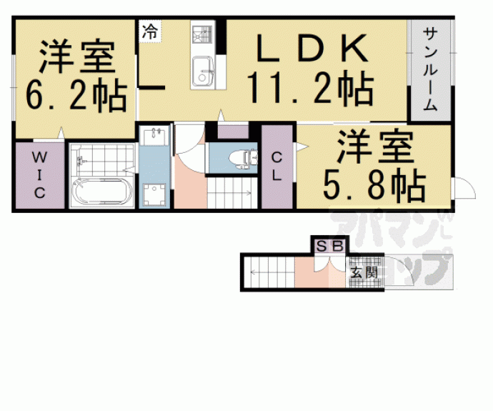 【ソルポニエンテ】間取