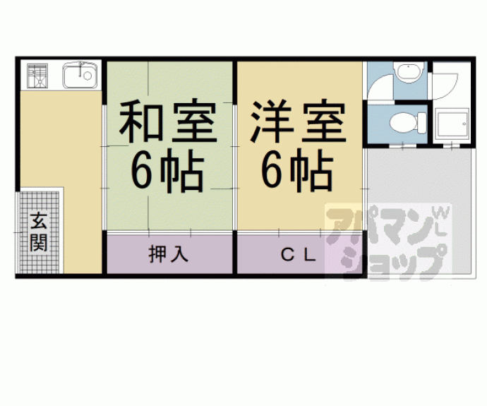 【千々川マンション】間取