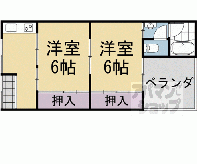 【千々川マンション】間取