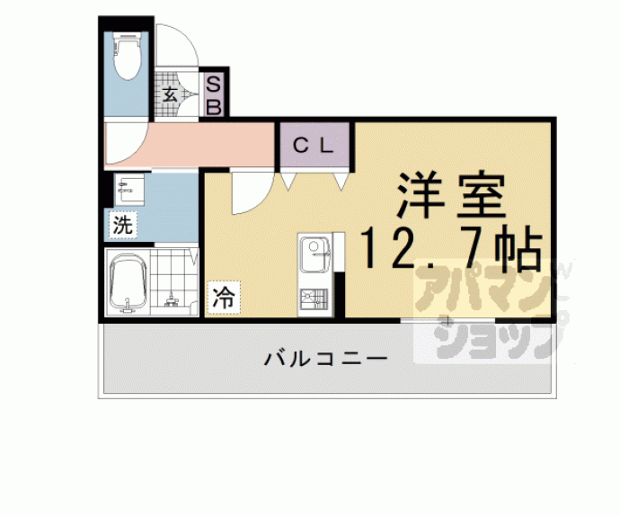 【ベルテンポ東向日】間取