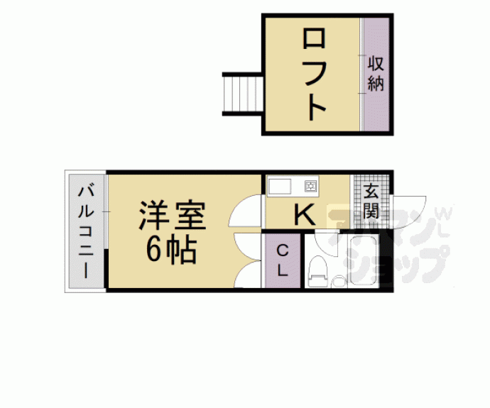 【ネオパレス亀岡】間取