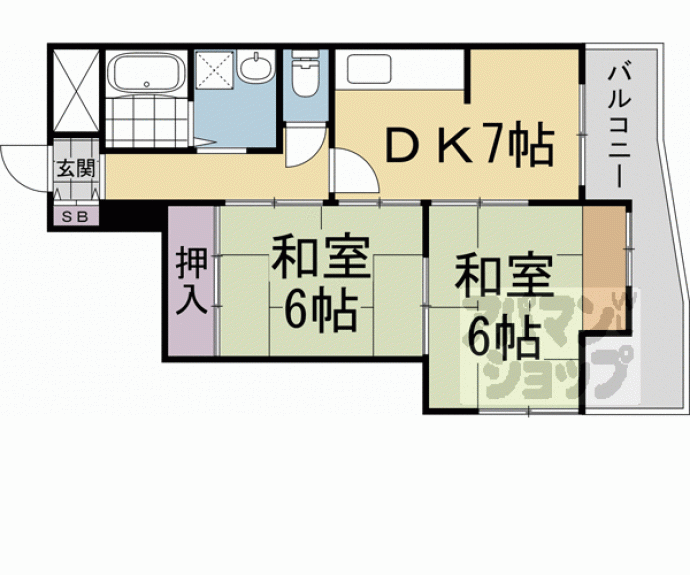 【カーディフ山田】間取