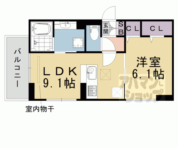 【セジュールシュシュ】間取