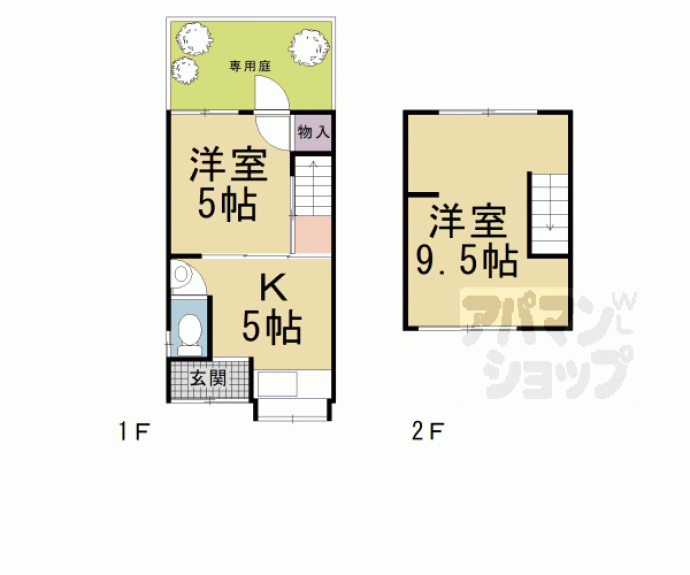 【新中町貸家】間取