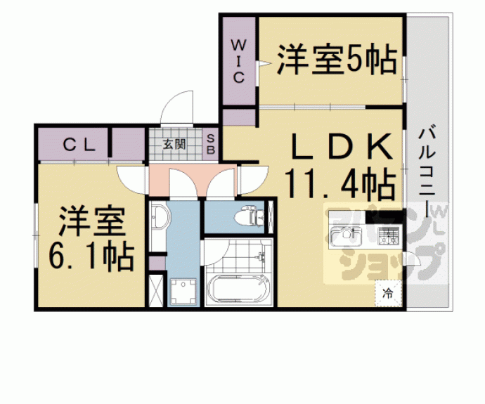 【シャルールプラスⅡ】間取