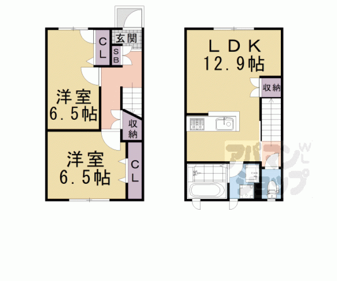 【ファインコート京都丹波橋】間取