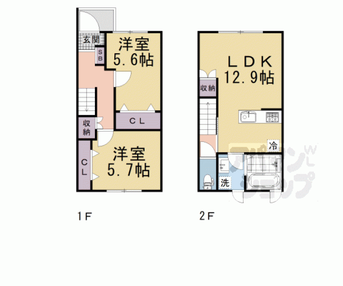 【ファインコート京都丹波橋】間取