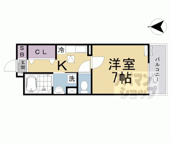 【マトカ伏見稲荷】間取