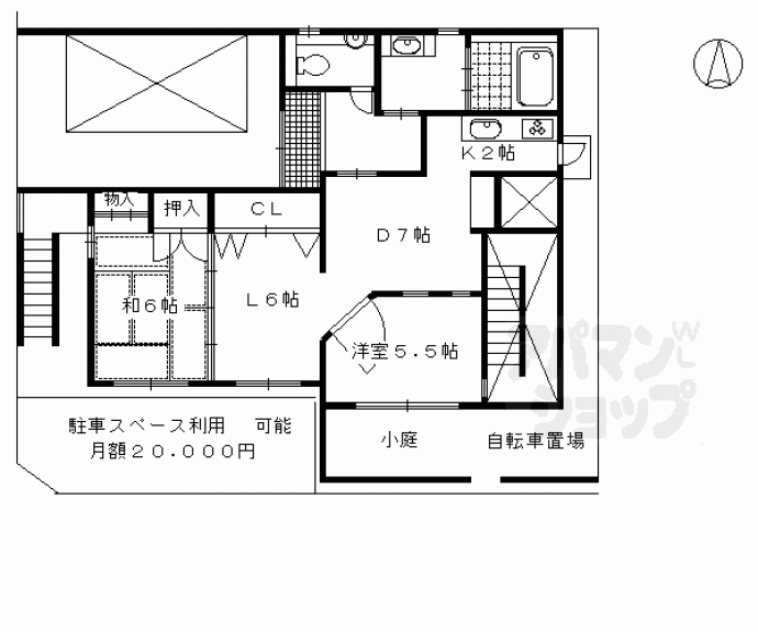 【聖護院東町貸家２３－９】間取