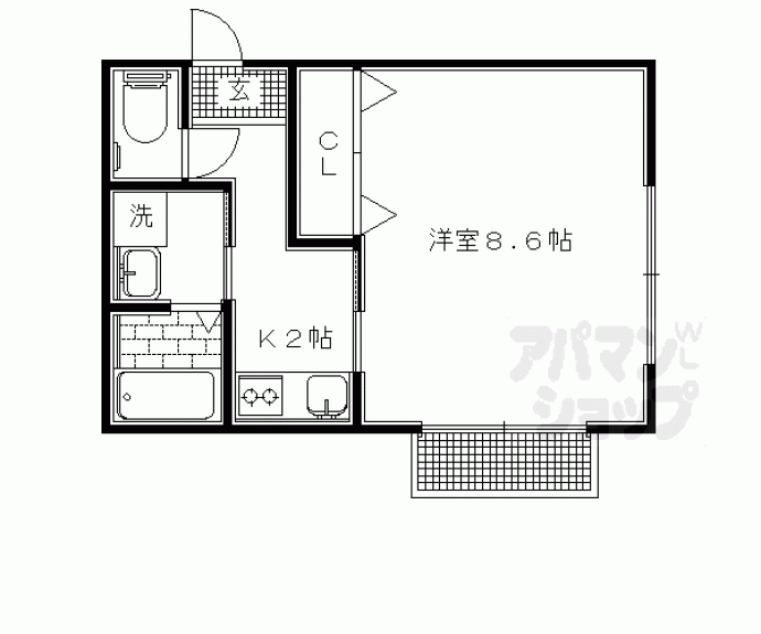 【京オーブⅢ】間取