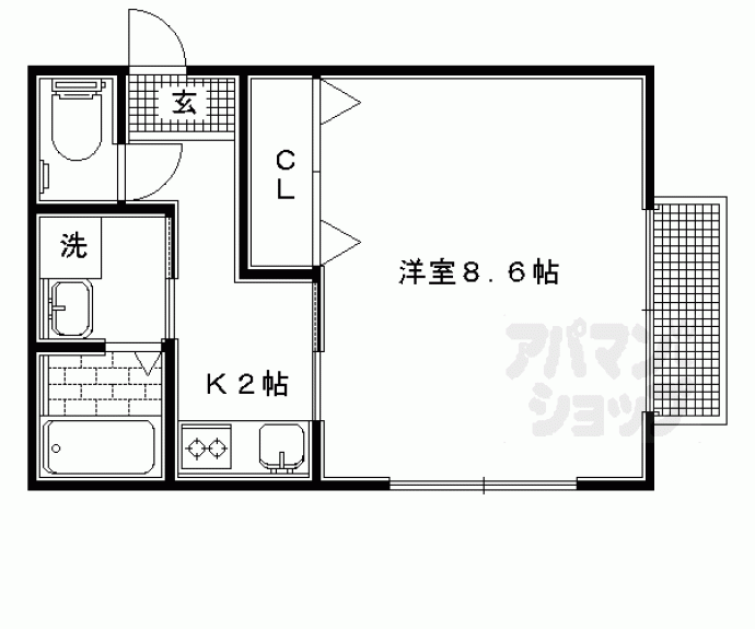 【京オーブⅢ】間取