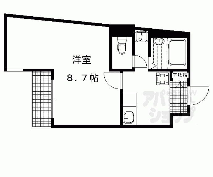 【リバティーコート修学院】間取