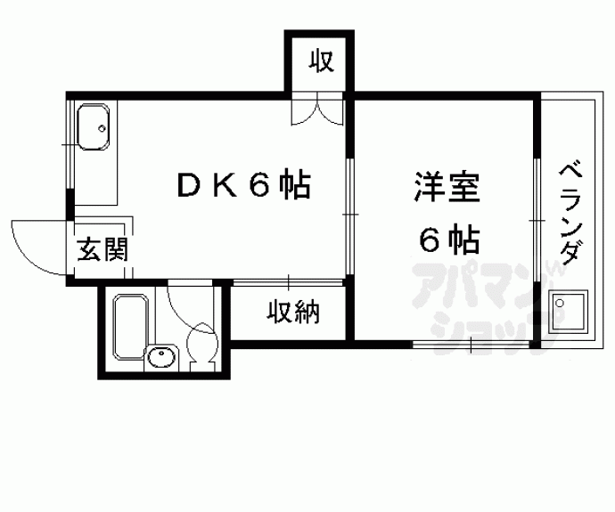 【豊嶋ハイツ】間取