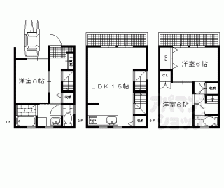 【田中飛鳥井町貸家１１２－３】