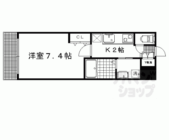 【ａ－ｍｏｎ京大北】間取