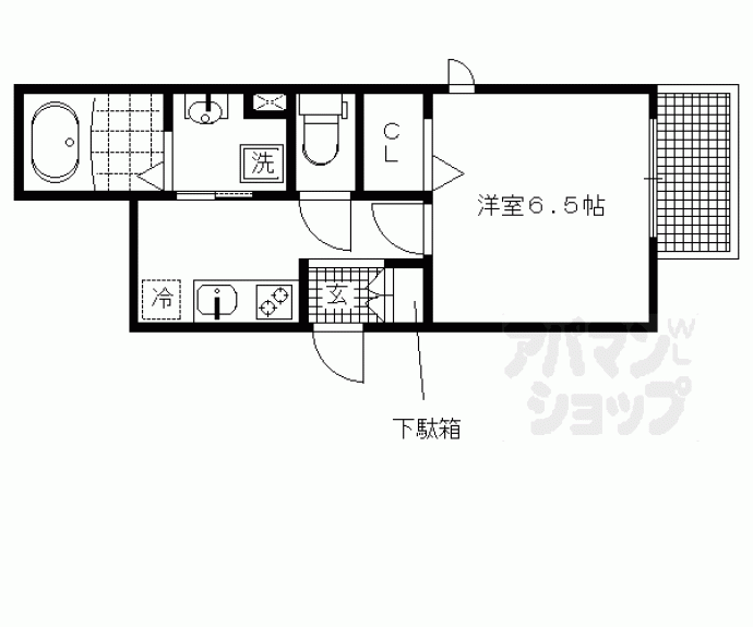 【シャーメゾン京】間取