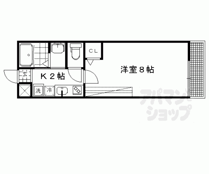 【ロックブック出町柳】間取