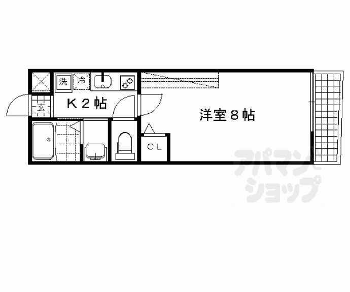 【ロックブック出町柳】間取