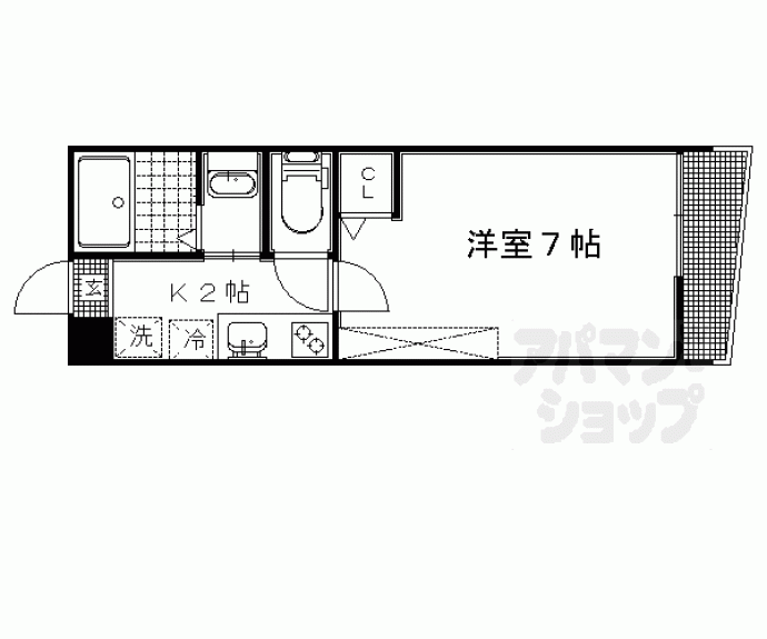 【ロックブック出町柳】間取