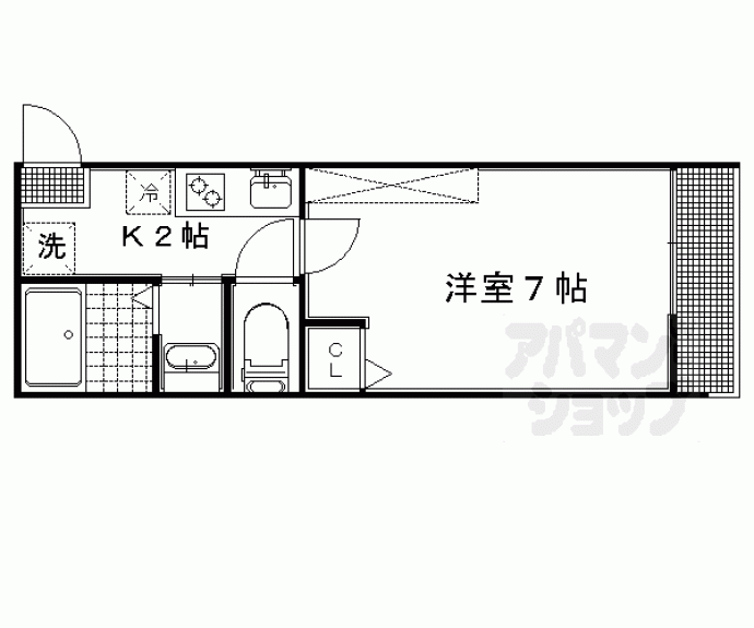 【ロックブック出町柳】間取