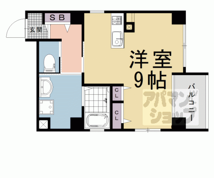 【コンフォート聖護院】間取