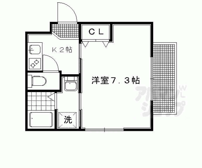 【フォルティーコート】間取