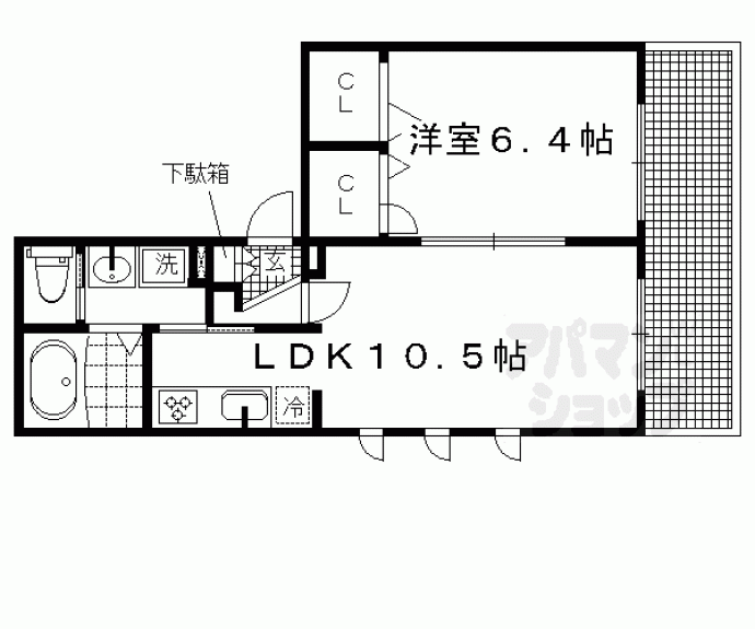 【シャーメゾングローリー】間取