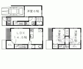 【田中上古川町貸家】