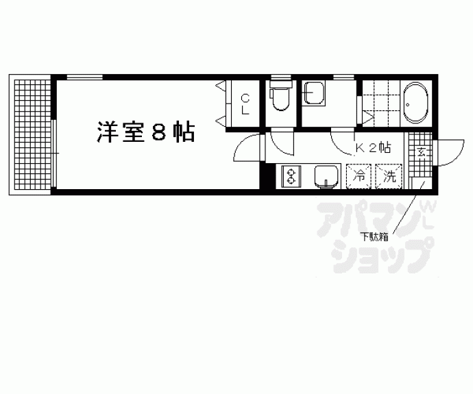 【ヴィラ北白川】間取