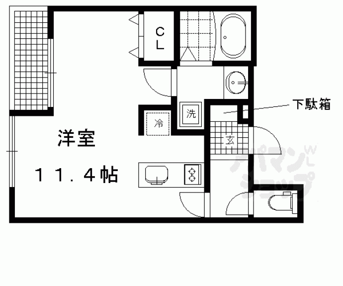 【ヴィラ北白川】間取