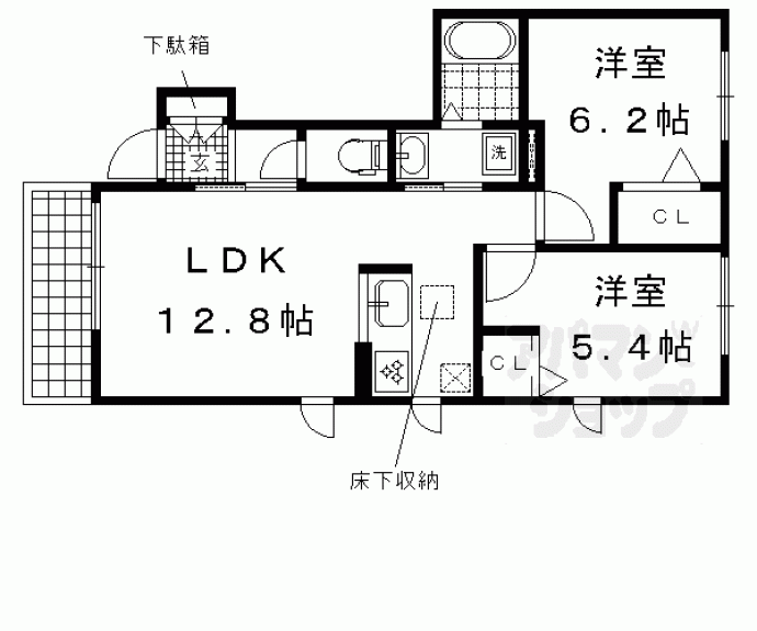 【シャーメゾンＣｌａｉｒ】間取