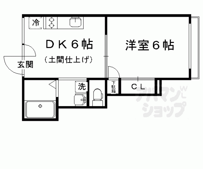 【トランスアパートメント】間取