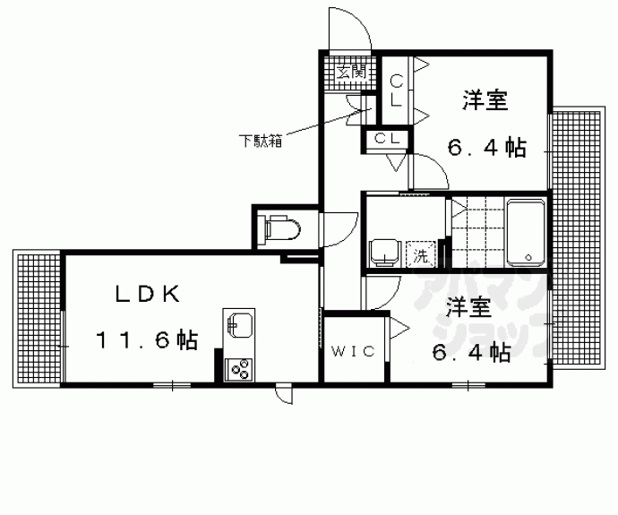 【シャーメゾンエクラージュ】間取