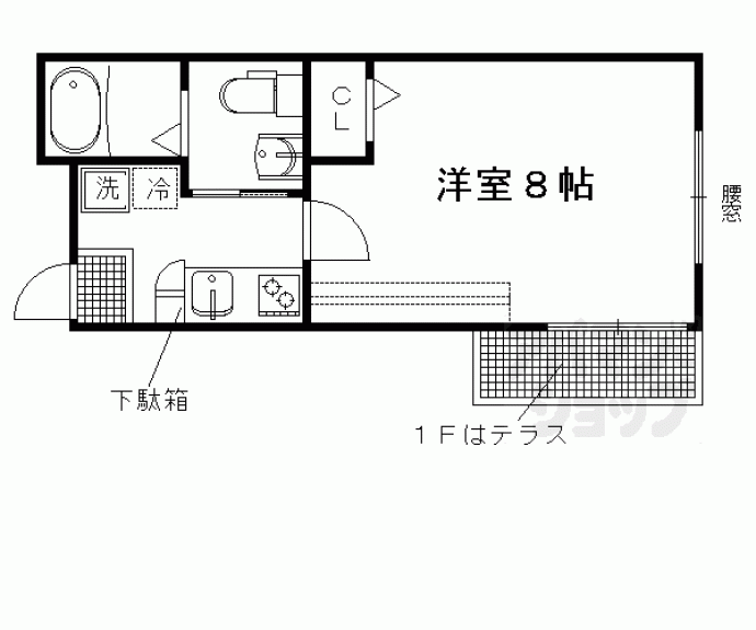 【アークリード洛北】間取