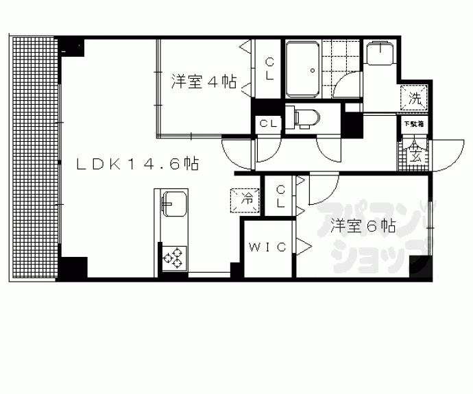 【ザ・グレース京都岡崎】間取