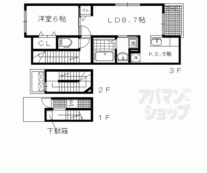 【リリー御蔭】間取