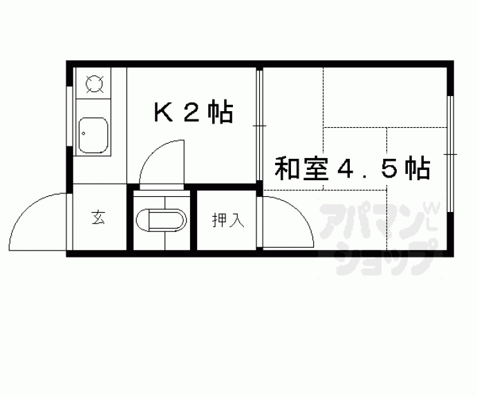 【あすか荘】間取